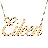 HUAN XUN Customized Custom Simple Any Name Necklace