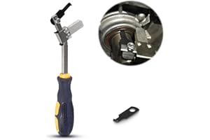 Bzcovac Shaft Type Seal Puller, Universal Seal Removal Tool for Camshaft and Crankshaft Seals with Adjustable Locking Fulcrum, Replace for Lisle 58430 SP009