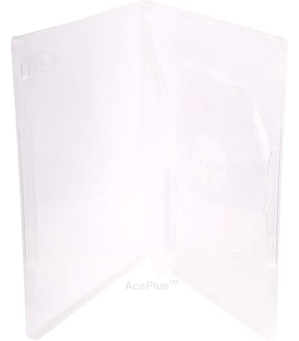 Amazon.com: (5) Clear Quad 4-Disc Overlap Style DVD Cases/Boxes