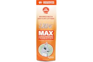 Ultra Max Odor Eliminating Probiotics: 500g (17.6oz) Cat Litter Box Additive