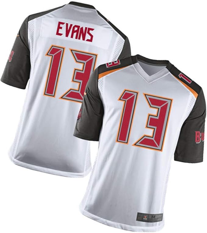 Sportausrustung Bekleidung Wssw Majestic Nfl Football Tampa Bay Buccaneers 13 Mike Evans T Shirt Jersey Bequem Und Atmungsaktiv Trikot American Football Shirt Sport Freizeit Luxdental Si