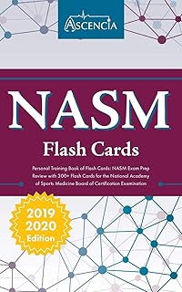 Nasm Personal Training Book Of Flash Cards Nasm Exam Prep