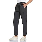 VEOBIKE Women's Cargo Hiking Pants Camping Fishing Drift Quick Dry Water Resistant UPF50+ Workout Travel Pants 5 Zip Pockets