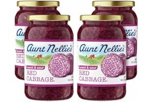 Aunt Nellie's Sweet & Sour Red Cabbage 16 Ounce (Pack of 4)