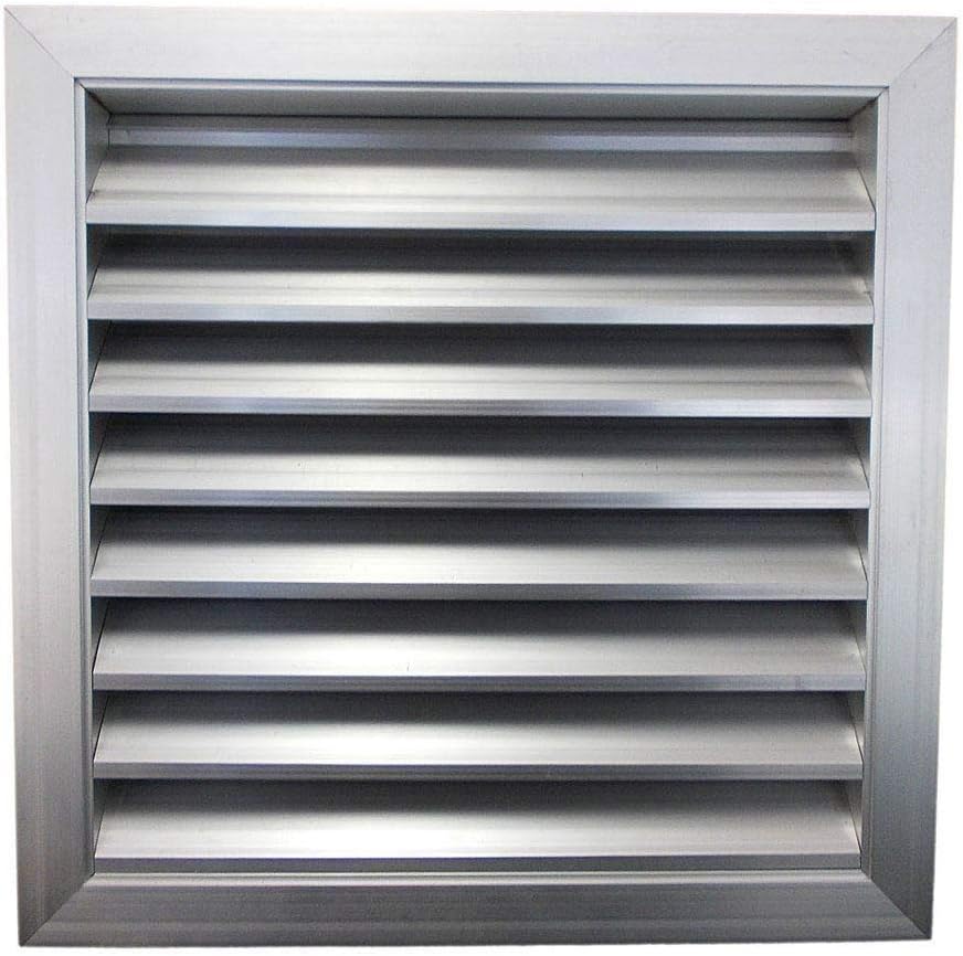 Airtech Grille Fixed Aluminium Weather Louvre Duct Extractor Fan