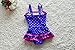 Aivtalk Toddler Girls Swimsuit 2 Piece Beach Swimwear Polka Dot Bathing Suit (3-4 Years, One Piece)