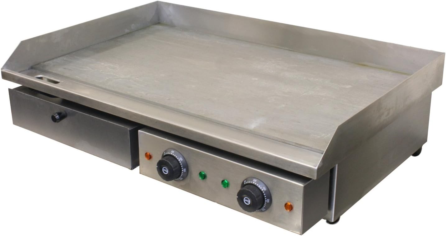ChefHub Commercial Double Sided Counter Top Electric Stainless Steel