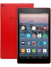 Fire HD 8 Tablet with Alexa, 8" HD Display, 16 GB, Punch Red - with Special Offers