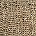 Household Essentials Round Straight Side Seagrass, Brown