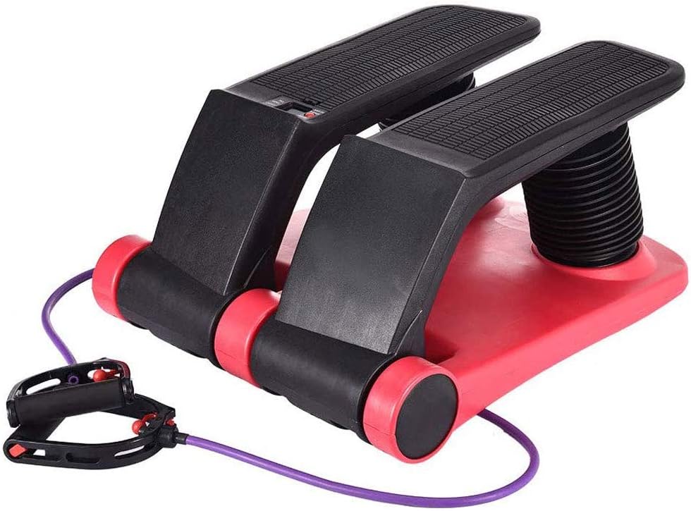 XIUNI Fitness Stair Stepper,Mini Air Stepper Climber Fitness Machine,Adjustable Resistant Aerobic Training for Thigh leg Exercise Slimming Machine