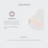 BIBS Colour Studio Soother 2-Pack Nipple Dummy Baby Pacifier Size 2 Jasmine view 4