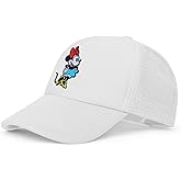 Disney Adult Trucker Hat, Minnie Mouse Mesh Snapback Baseball Cap