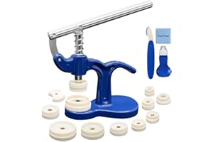 EasyTime Watch Repair Press Tool Set Watch Repair Kit 16pcs Suitable for Size 18mm to 50mm with Watch Case Open Pry Case Closer for Battery Replacement
