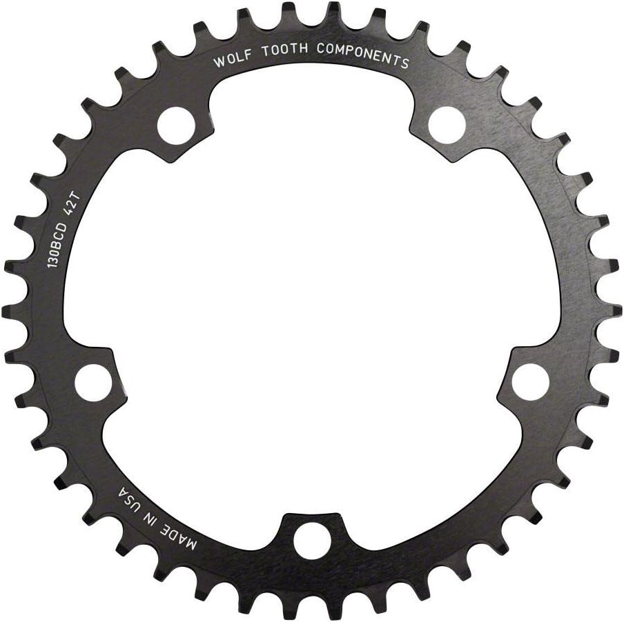 Wolf Tooth Road & Cyclocross Drop Stop Chainring (46t, 110BCD 5-Bolt)