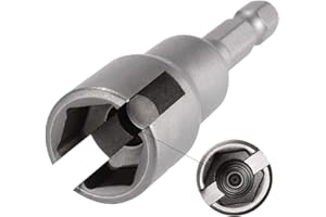 PAGOW Power Wing Nut Driver Set, Wing Nut Drill Bit Socket Wrench Tool Set, 1/4" Hex Shank for Panel Nuts, Screws Eye, C Hook Bolt, Q-Hanger