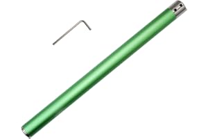 Cyan Aluminum alloy Interchangeable Handle with 12mm Aperture for Dirtech Woodturning Tool DT Carbide Wood Lathe Tool Hollower Finisher Rougher Detailer Parting Sanding Tools Bar with Small wrenches