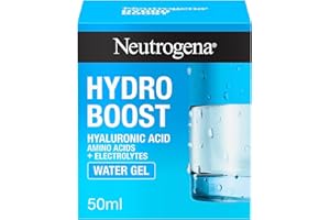 Neutrogena Hydro Boost Water Gel Face Moisturizer with Hyaluronic Acid for Dry Skin, 50 ml (1.7 oz)