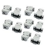 10pcs Plastic DB9 RS232 Male Female Hood Connector