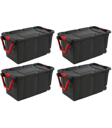 Amazon.com - Sterilite 14699002 40 Gallon/151 Liter Wheeled
