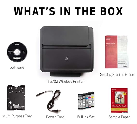 canon pixma ts702 wireless inkjet printer