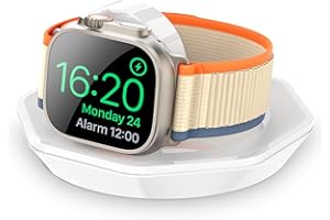 RETHLO Foldable Magnetic Charging Dock for Apple Watch, Wireless Fast Watch Charger Stand with Charging Cable, Compatible with Apple Watch 10 9 8 7 SE 6 5 4 3 2/Ultra 2 1, Support Nightstand Mode