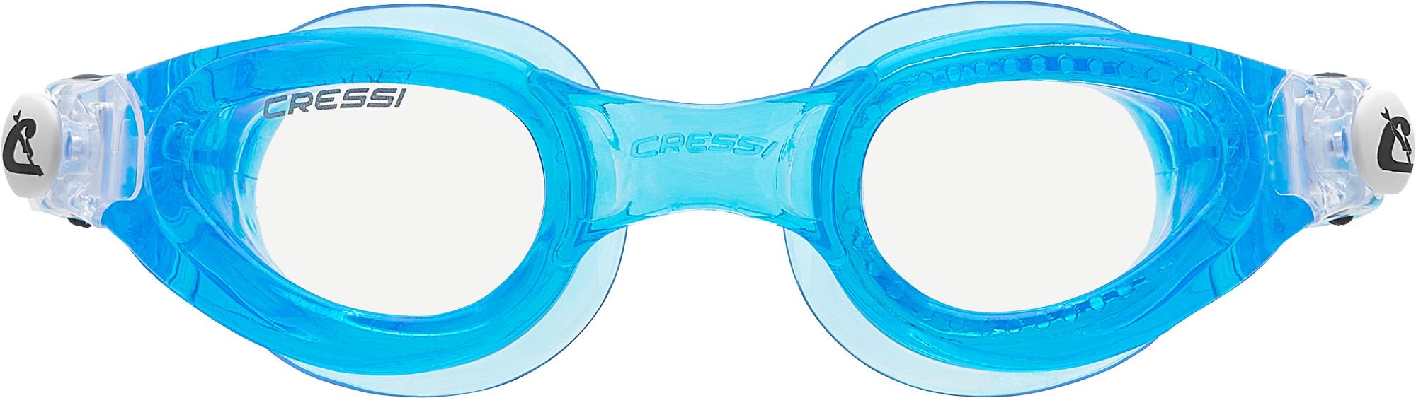 Cressi Rocks Kid Goggles, Blue - Perfect Goggles for Swimming, Pool and Snorkelling ideal for Children and Boys, Blue/Clear Lens, 7/15 Years