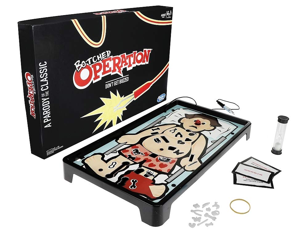 OPERATION Botched Board Game For Adults Electronic Parody Game Of The Game E4982