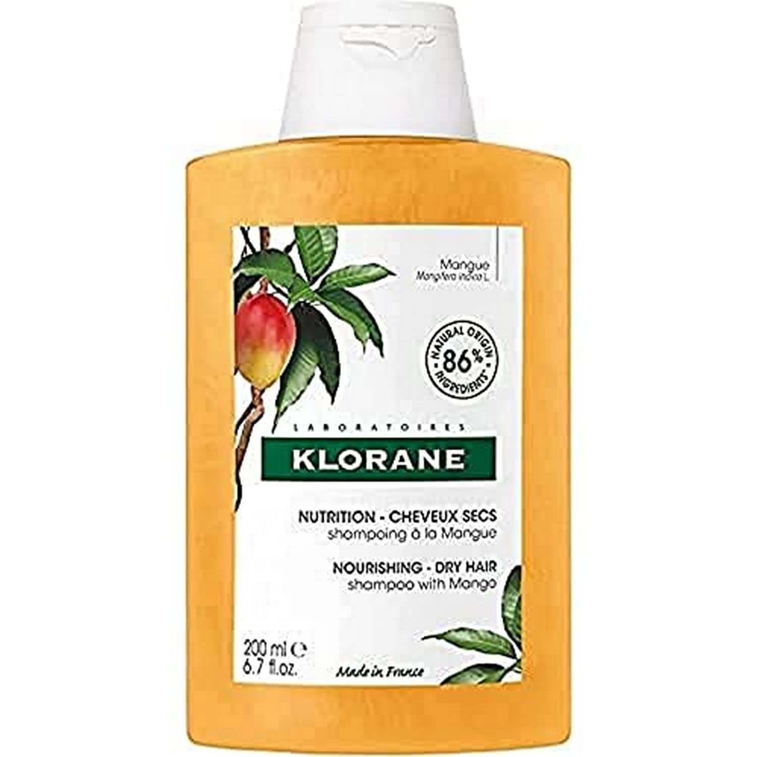 Klorane Shampooing au Beurre de Mangue 200ml