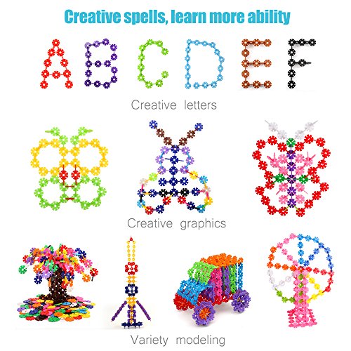 3 bodolo+Snowflakes+Interlocking+Educational+Construction