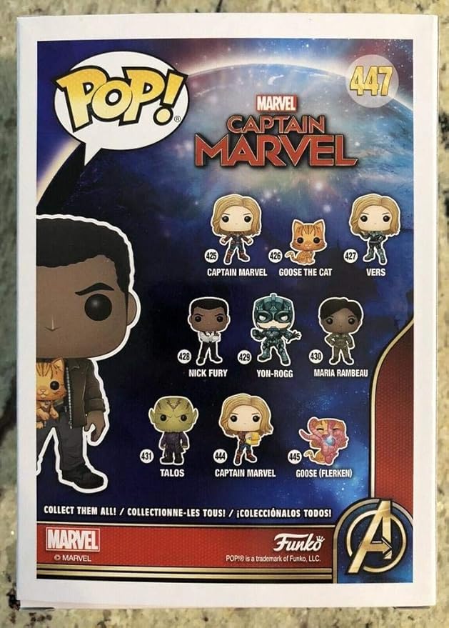 funko pop nick fury with goose