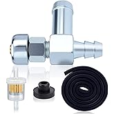 Hipa Fuel Gas Tank Grommet and Shut Off Valve 33/64" Fuel Tank Hole | Fit for MTD Troy Bilt Toro Craftsman Portable Generator Lawn Mower Snow Blower Tiller Models,Durable,Easy to Install