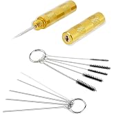 ABEST 3 Set Airbrush Spray Cleaning Repair Tool Kit Stainless steel Needle Brush Set