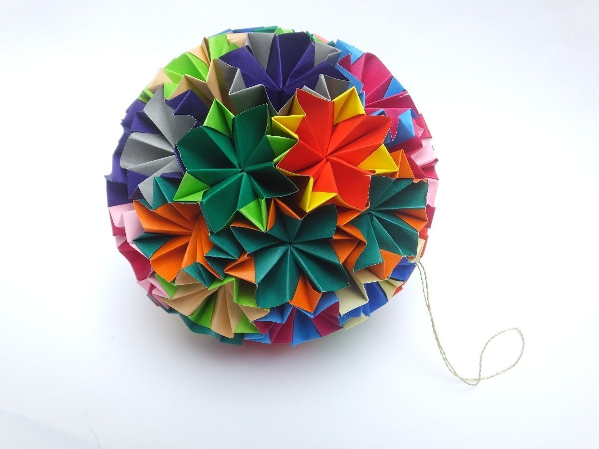 Floral Ball (kusudama) Handmade