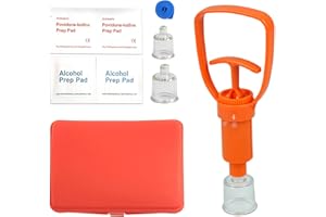 ZOMHAOS Snake Bite Kit, Bee Sting Kit, First aid kit, Venom Extractor Suction Pump, Bite and Sting First Aid for Hiking, Backpacking and Camping. (Red Kit)