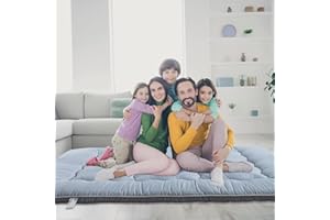 GlasFlength Japanese Futon Mattress Floor Mat Camping Mattresses for Tents Twin Mattress Pad Futon Mattress Pads Twin Size Floor Mattress for Kid Car Camping Mattress