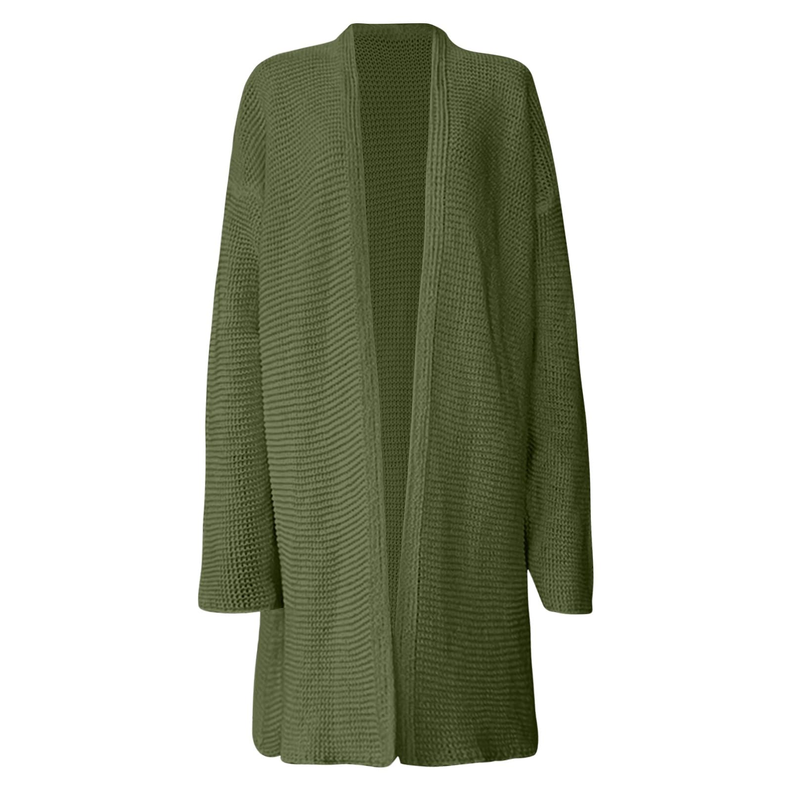 ADJHDFH Chunky Knit Sweater Women'S Plaid Ardigan