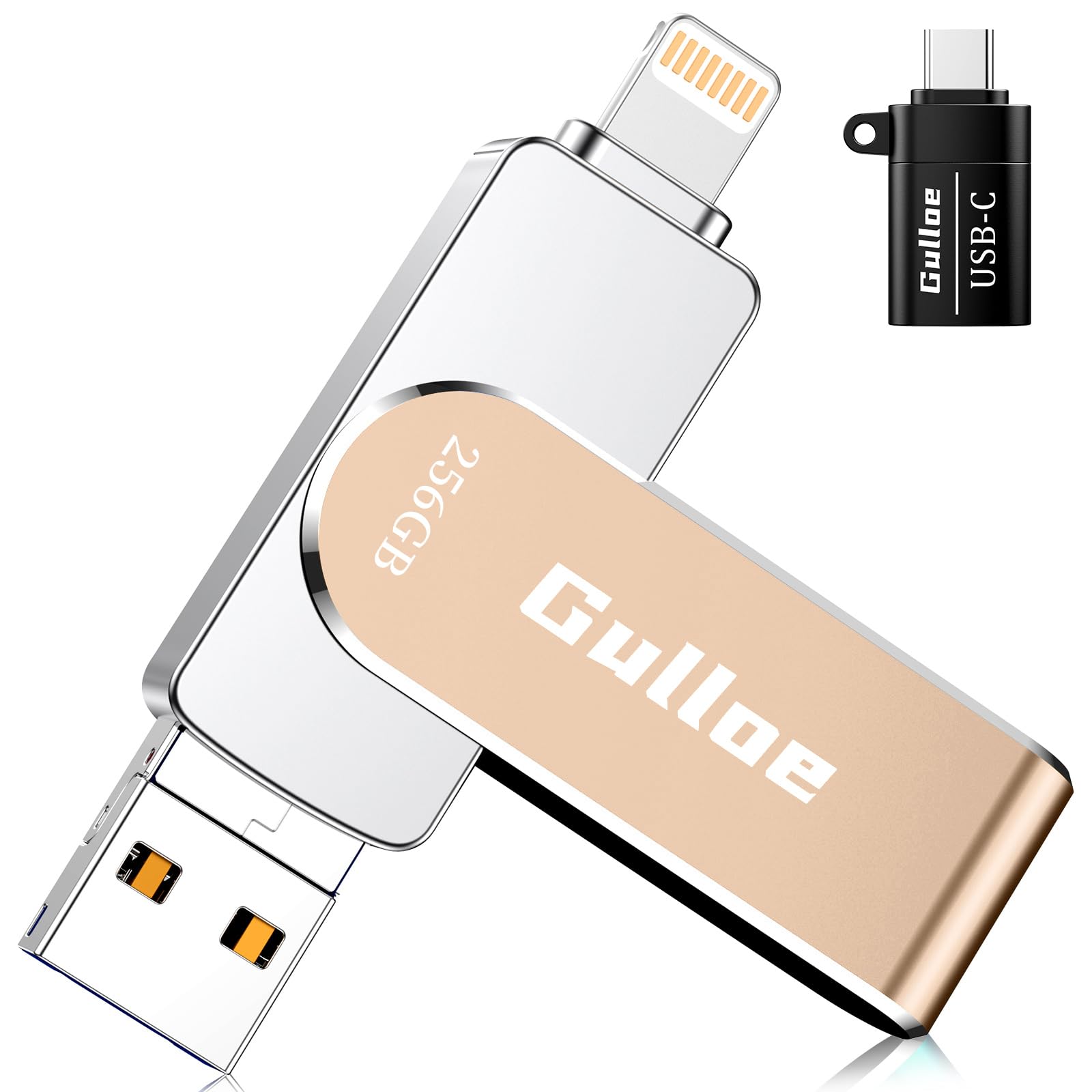 Gulloe 256GB USB Flash Drive Intended for iPhone