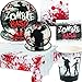 Zombie Bash Party Pack Includes Napkins, Plates, Cups and Table Cover for 16