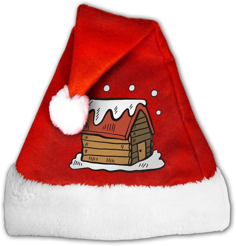 SOA7Q House Christmas Santa Hats Holiday Decorations Hats