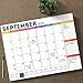 TF Publishing 19-8018A July 2018 - June 2019 Rainbow Dots Desk Pad Calendar, 22 x 17