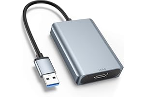 WENTER USB to HDMI Adapter, USB 3.0 to HDMI Audio 1080P Video Converter,Supporting Multiple Monitors,for PC Laptop Desktop Projector HDTV Compatible with Windows 7/8/8.1/10