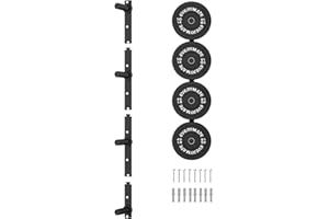EVERYMATE Weight Plate Storage Rack, Olympic Weight Plate Holder, Bumper Plate Storage, Home Gym Organizer