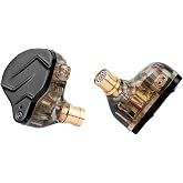 Linsoul KZ ZSN PRO X 1BA+1DD Hybrid Driver IEM HiFi Wired Earbuds | Metal HiFi in-Ear Monitor with Detachable Recessed 2Pin Cable, Zinc Alloy Panel, without Mic, Grey