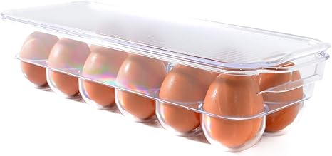 Amazon たまごのおうち 卵ケース 定番 冷蔵庫収納 ピッタリ エッグ ホルダー シンプル タマゴ パック 透明 清潔 クリーン 掃除しやすい 12個用 アイサキ アイサキ 冷蔵庫交換部品 アクセサリ 通販
