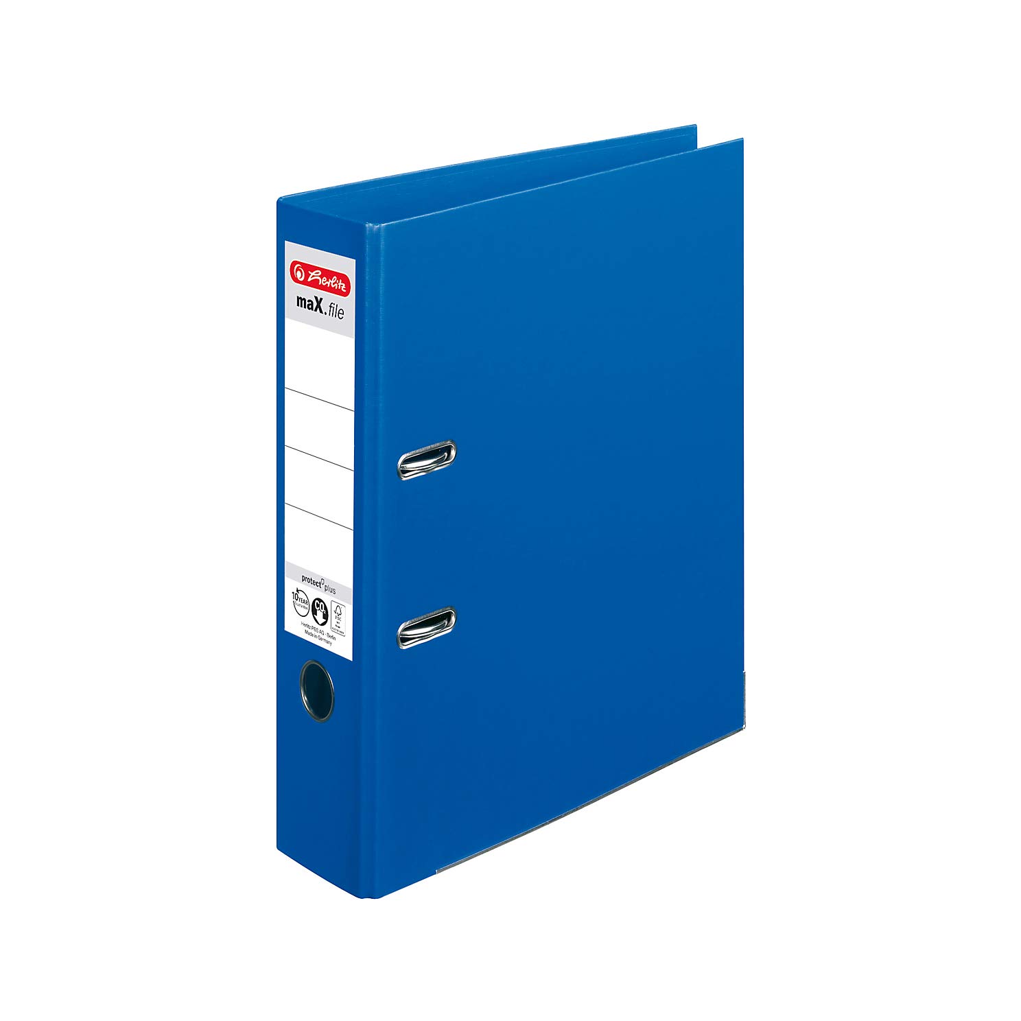 Herlitz MaX.File Protect+ 10834331 Lever Arch File A4 8 cm Blue