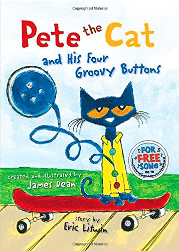 Pete the Cat and His Four Groovy Buttons Hand Puppet & Book Set