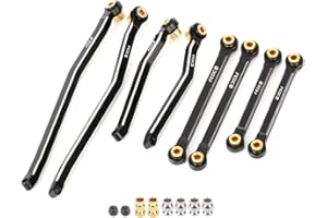 FEDCO HobbyPlus CR18P Links High Clearance Link Steel Linkage Set for HobbyPlus CR18P Upgrade Parts 1/18 RC Crawler