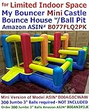 My Bouncer Best for Limited Space Little Mini Castle Bounce House 102