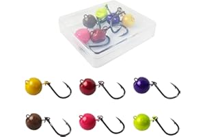 Eupheng Sheepshead Jigs, Standup Style Saltwater Fishing Jigheads, 1/2oz 3/4oz 1oz 1.5oz & 2oz with 2X Strengthened Hooks for Blackfish (Tautog), Grouper & Snapper