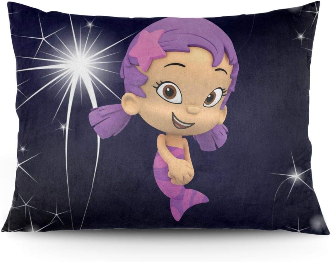 ENPENGOOD Pillow Case Oona_Bubble_Guppies Pillow Throw Covers Set Cushion Pillowcase 20 X 26 Inch for Sofa Bed Home Car Decoration